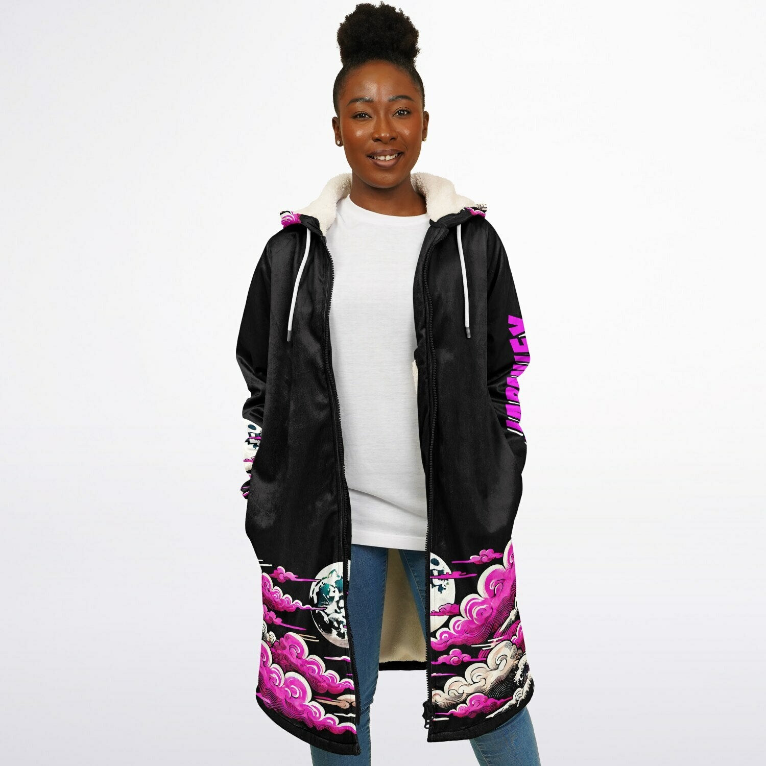 Japanify Zipper Cloak