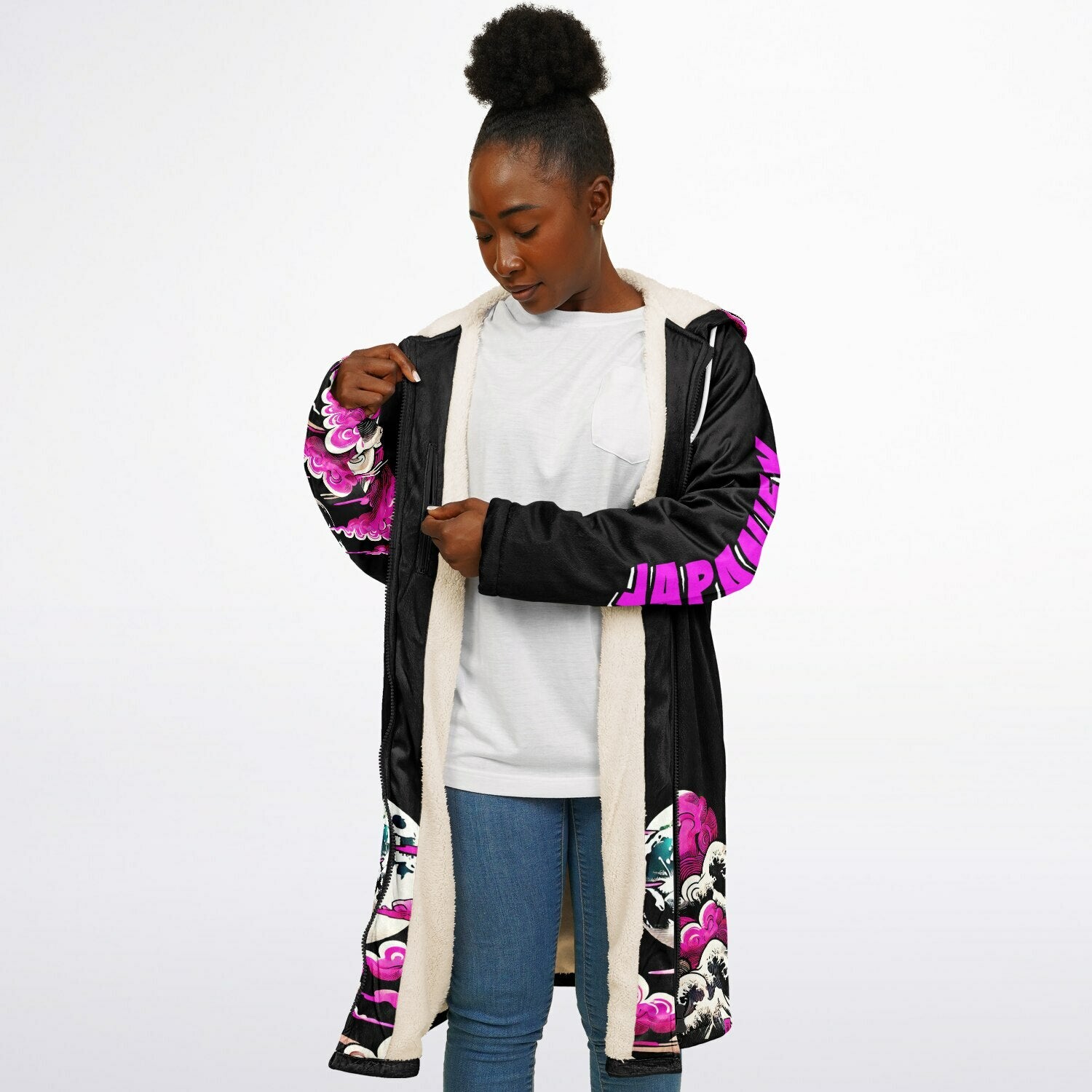 Japanify Zipper Cloak